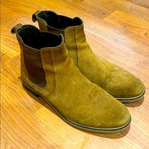 Crevo Denham Chelsea Boots Brown Suede